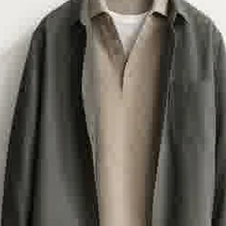 Wool overshirt from the sample lookbook